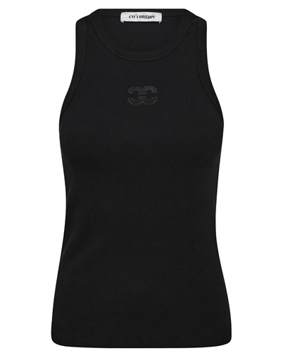 Co'Couture - Sahara CC Embroidery Tank Top - Black